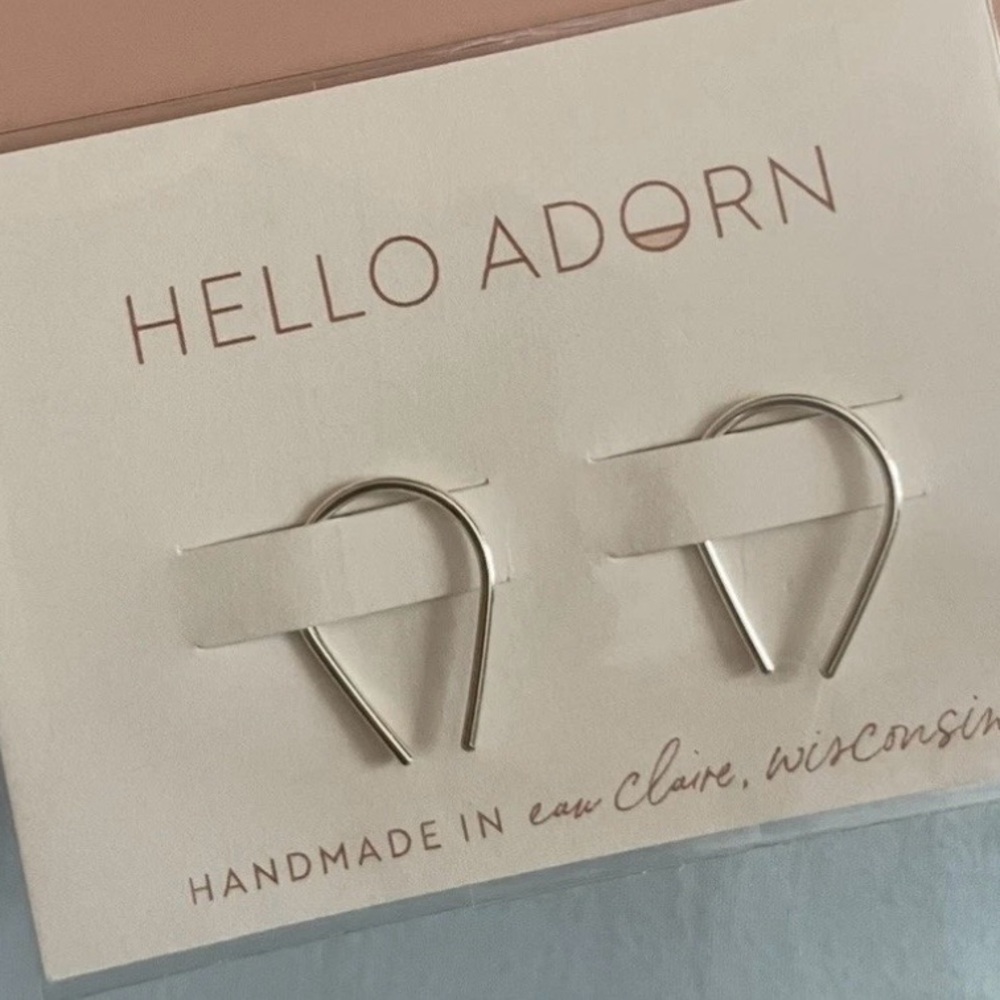 Tiny Twisted Horseshoe Earrings